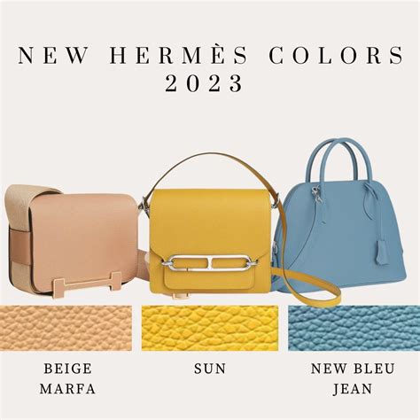 hermes colors and their colors